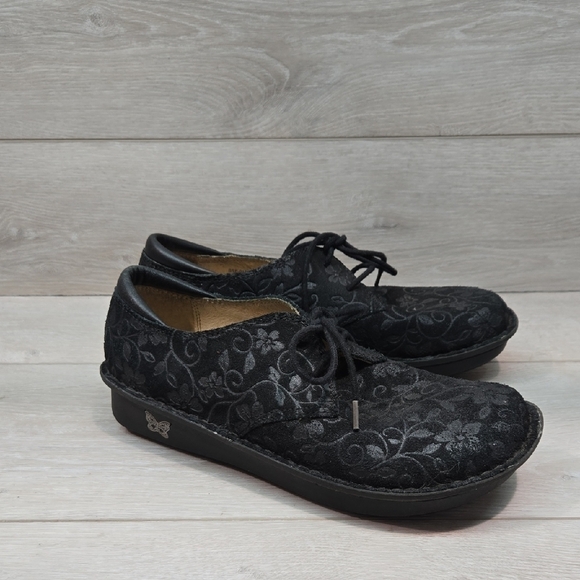 Alegria Women BRE-911 Bree StrolLeather Platform Embossed Pattern Shoes 37/7-7.5 - Picture 2 of 15